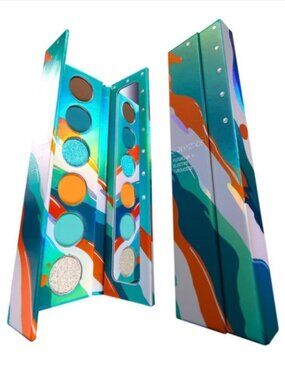KALEIDOS ‘Futurism V: Electro-Turquoise’ Eyeshadow Palette - 6 shades
